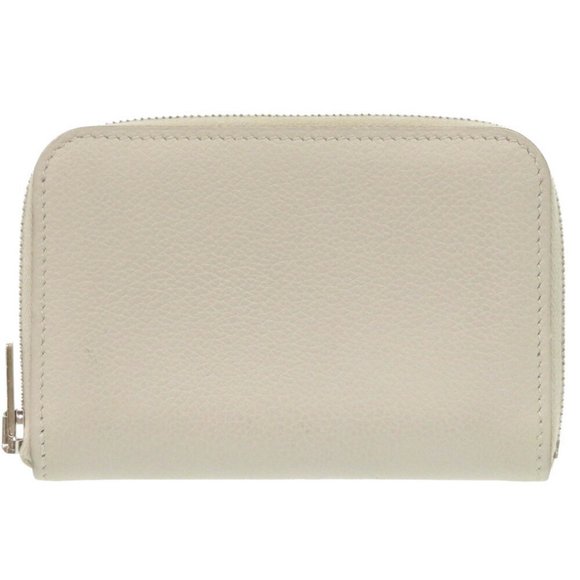 Hermès Zip Ango Evercolor Gripere U Stamp () Card Case 0806HERMES